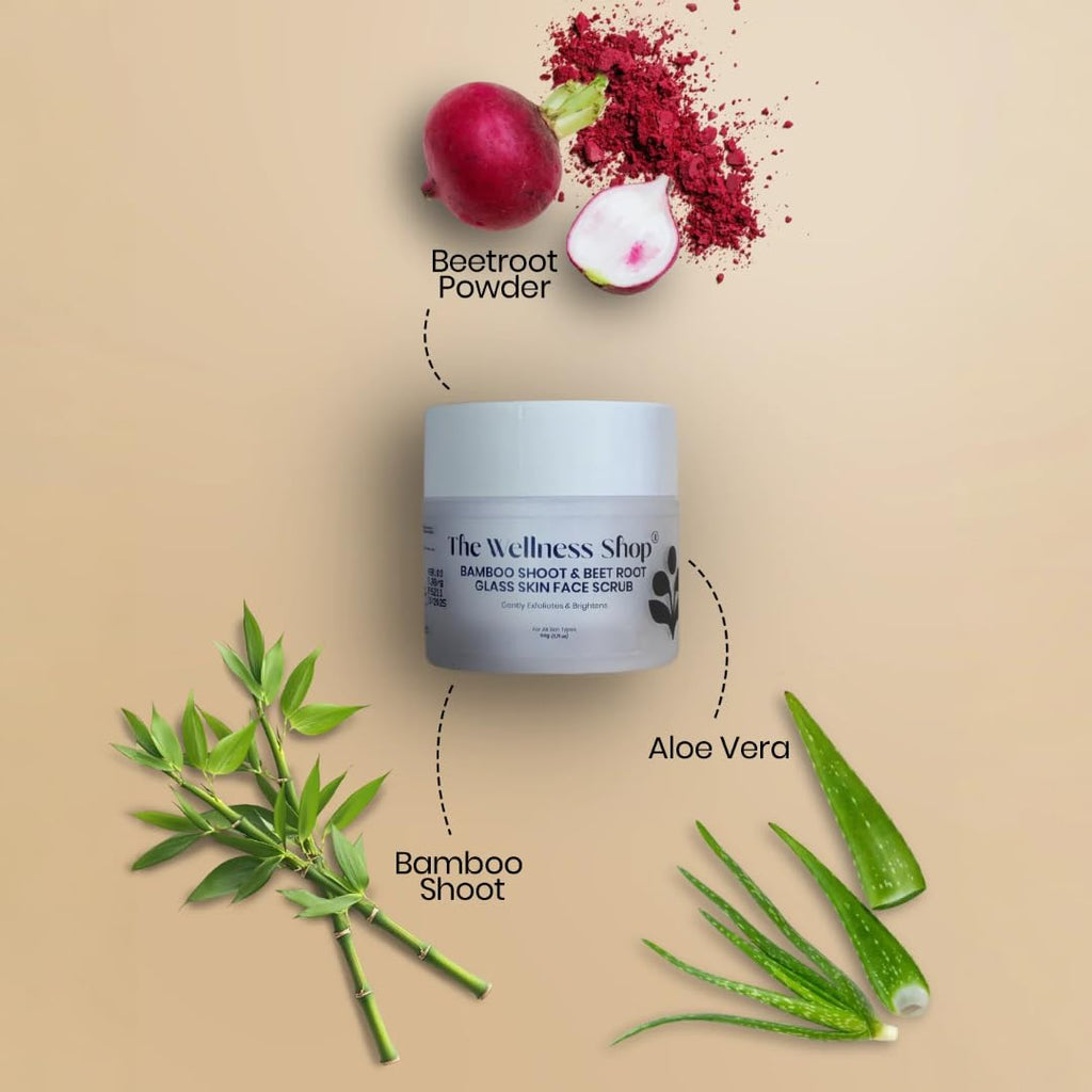 Bamboo Shoot & Beet Root Face Scrub