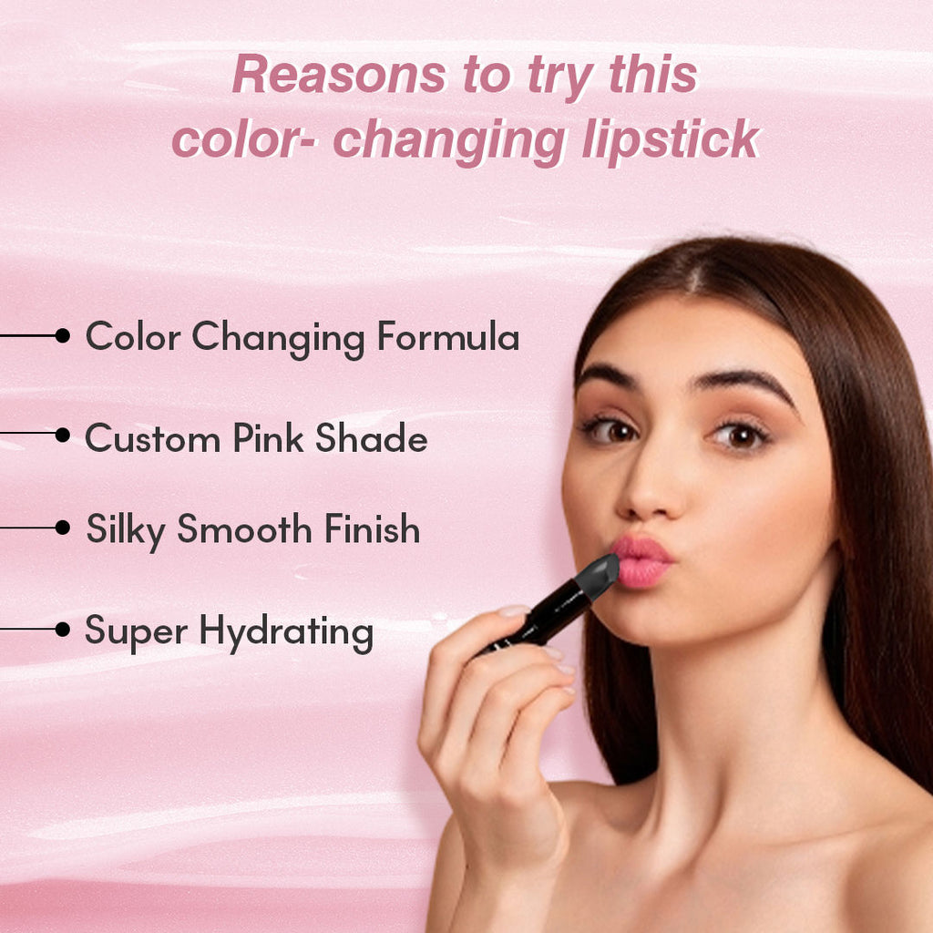 Color Changing PH Lipstick - Chameleon Pink