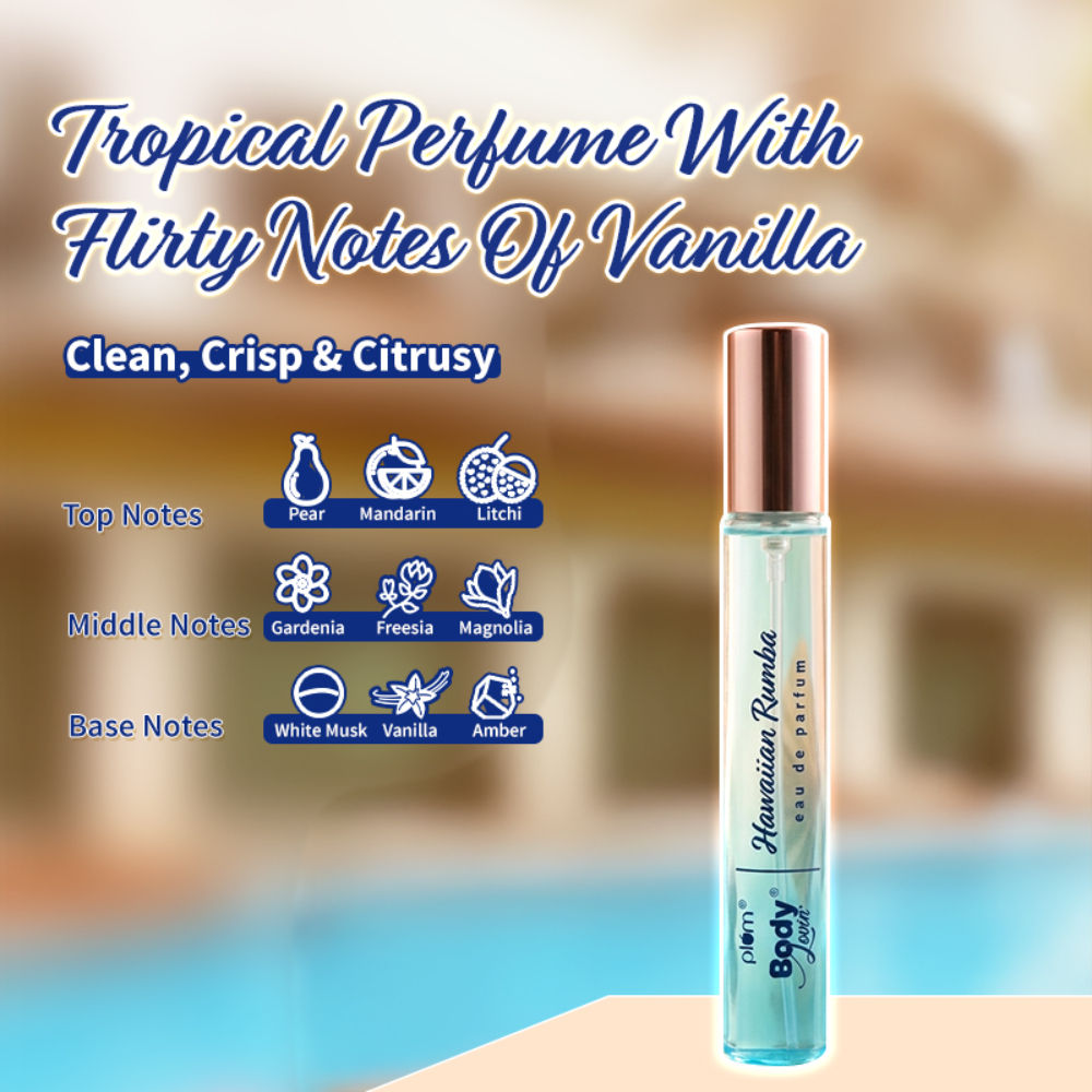 BodyLovin Hawaiian Rumba Eau De Parfum - Long Lasting Tropical Perfume