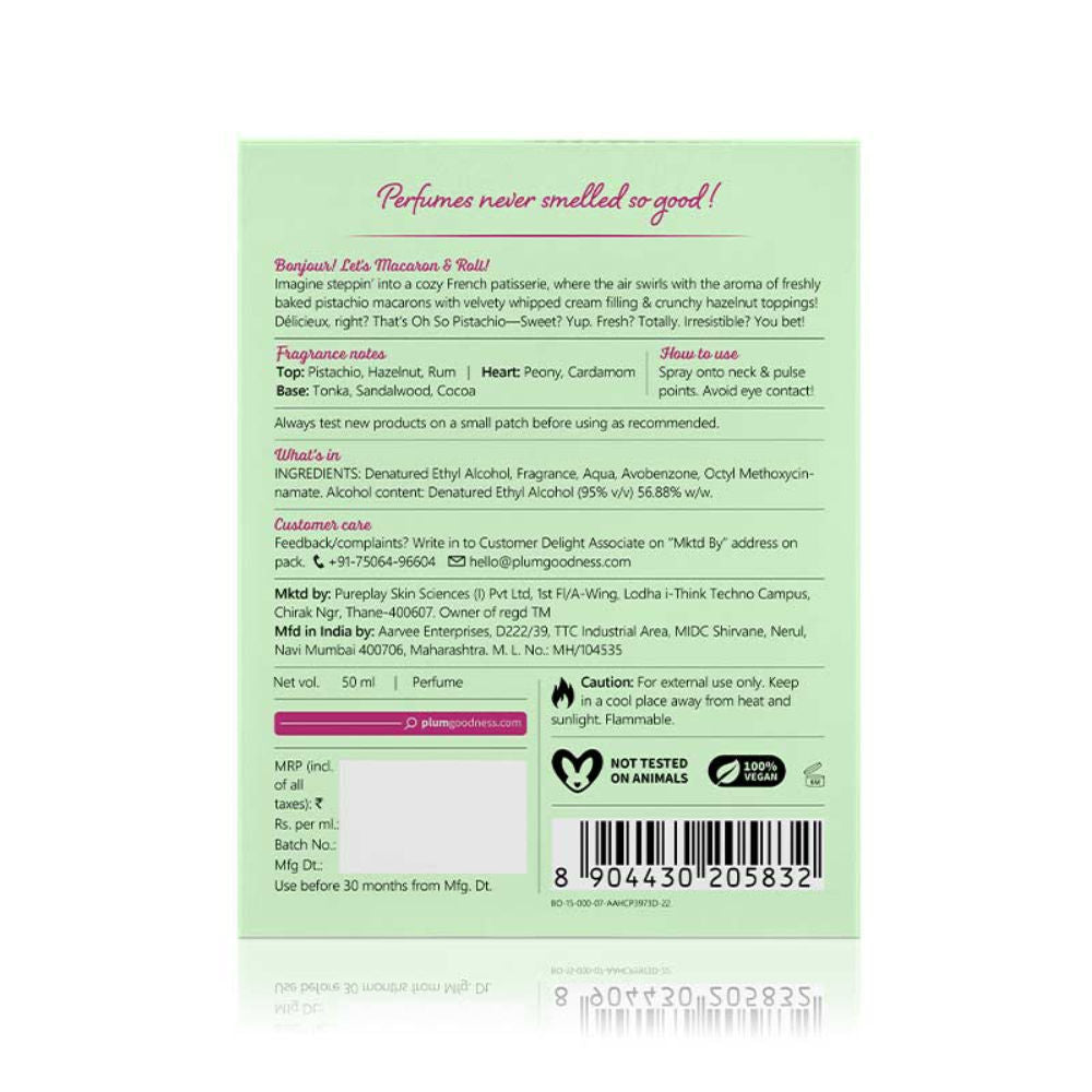 Bodylovin' Oh So Pistachio Eau De Parfum