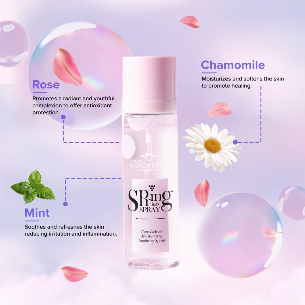 Rose Extract Moisturizing Soothing Spray