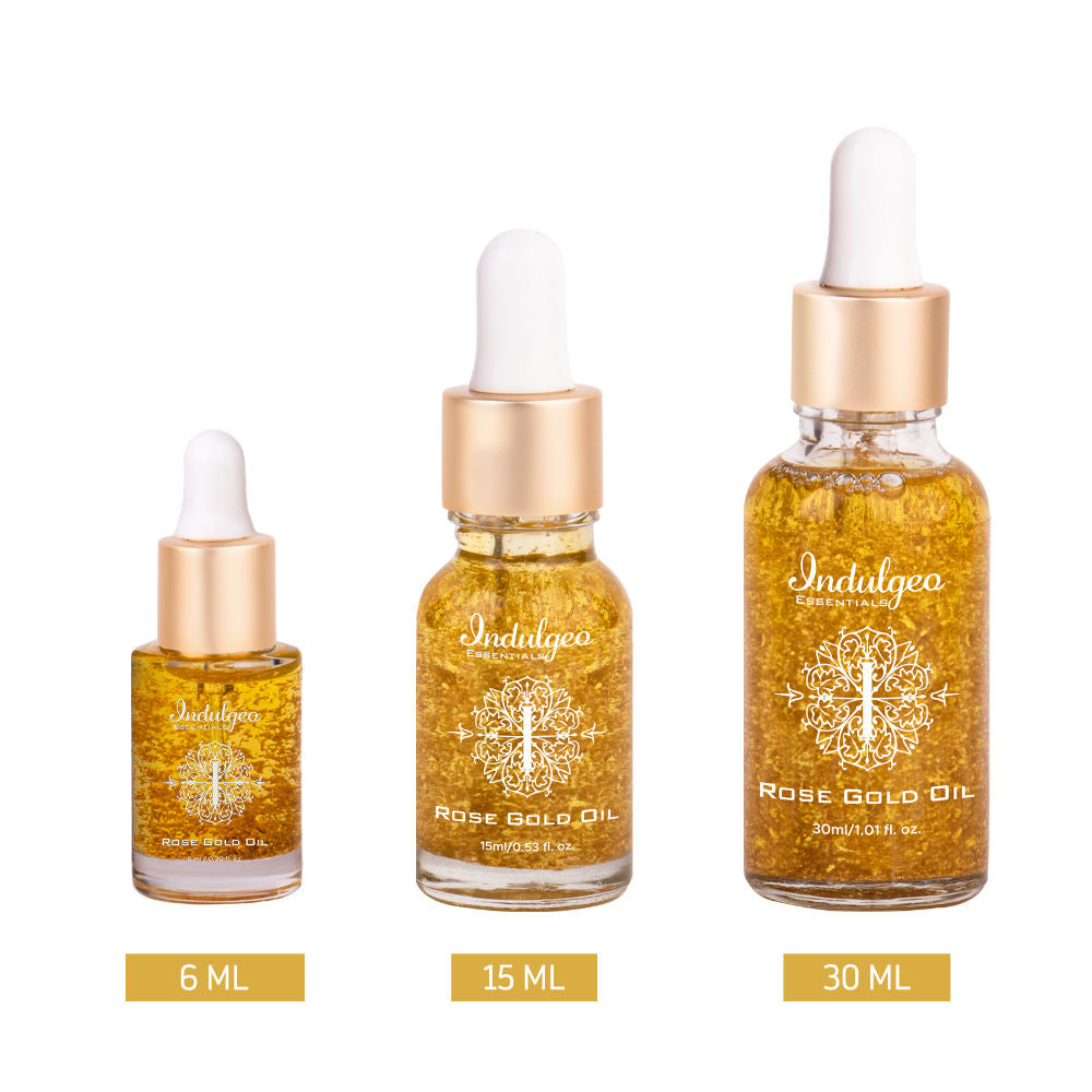 24k Rose Gold Face Primer Oil Lightweight Hydration & Radiant Finish