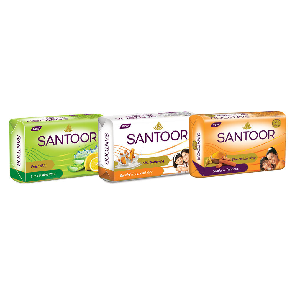 Sandal And Almond Milk Soap (Buy 4 Get 1 Free 125g Each)