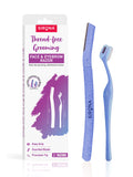 Reusable Facial Hair Removal Razor For Instant & Painfree, Salon-Smooth & Glowing Skin