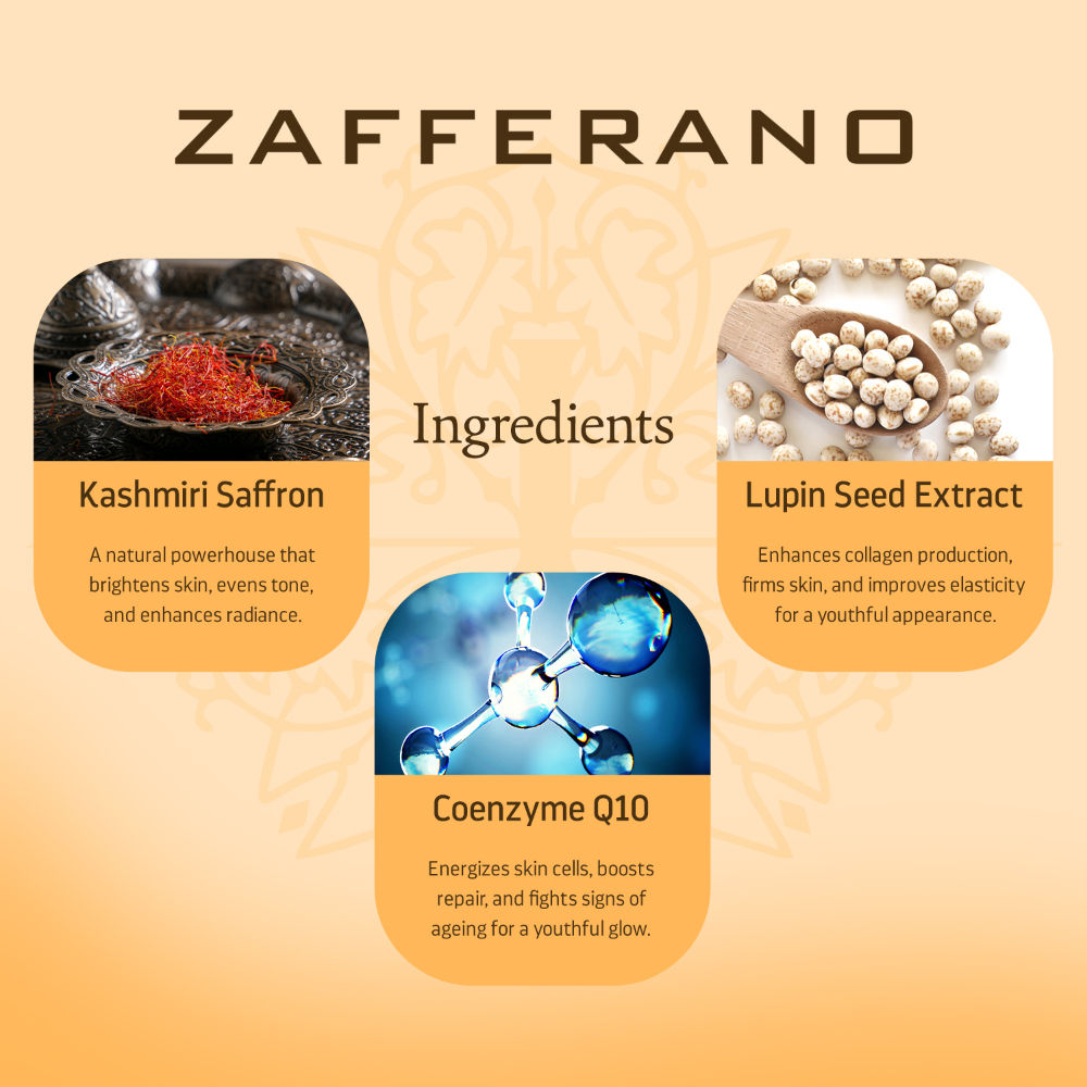 Ageless Beauty Zafferano Oil With Saffron, Lupin Seed Extract, Coenzyme Q10