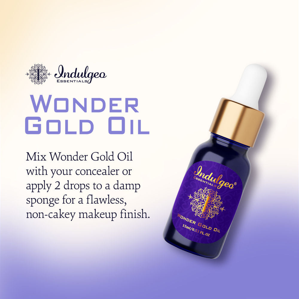 Wonder Gold Oil 24K Gold Infused Makeup Face Primer (For Dry Sensitive Skin)
