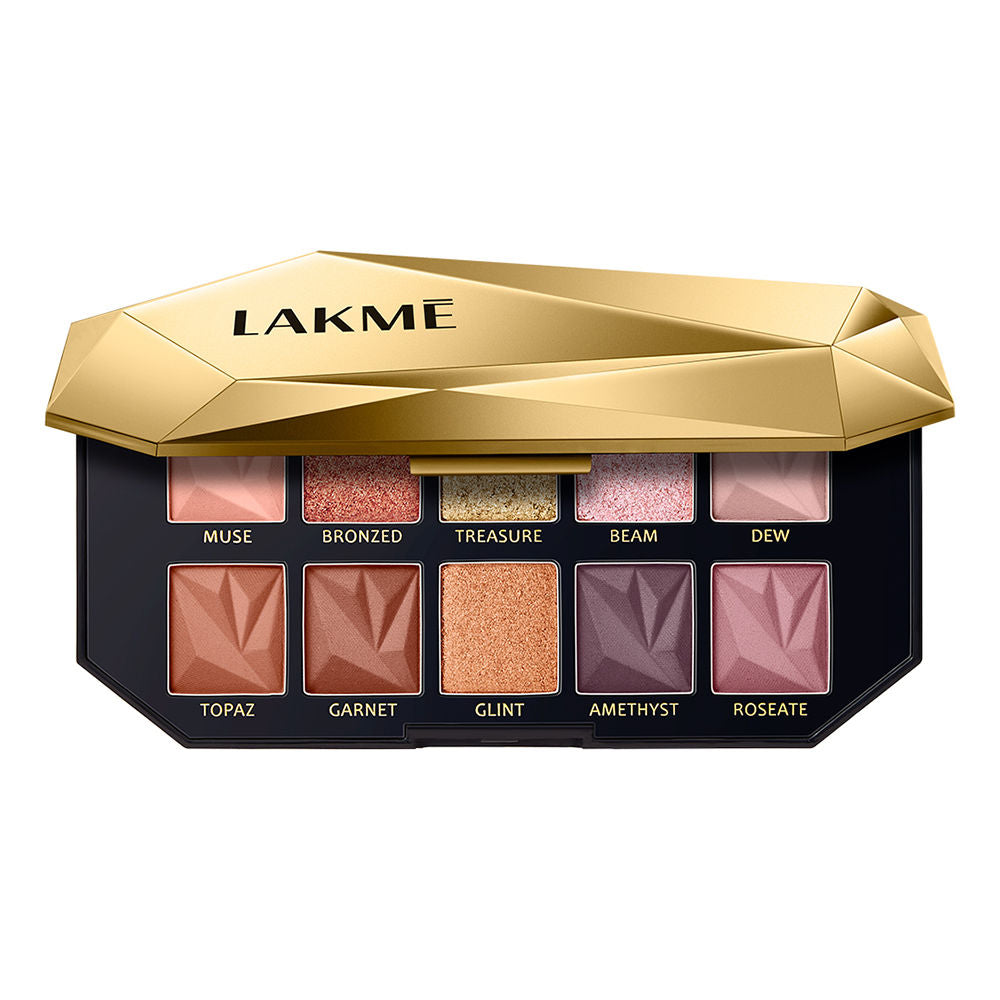 Be-Jewel Multichrome Eyeshadow Palette, 10 Shimmery Shades