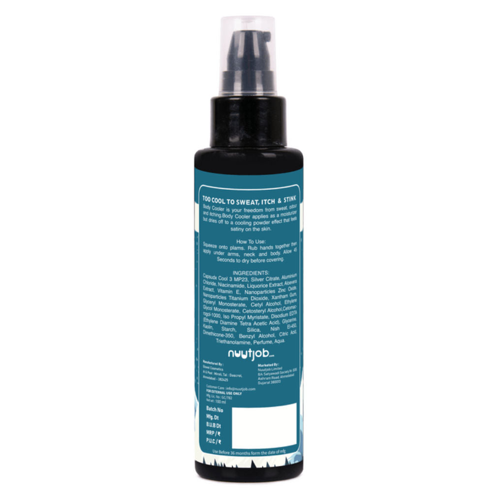Body Cooler Cooling Liquid Powder For Instant Relief For Men