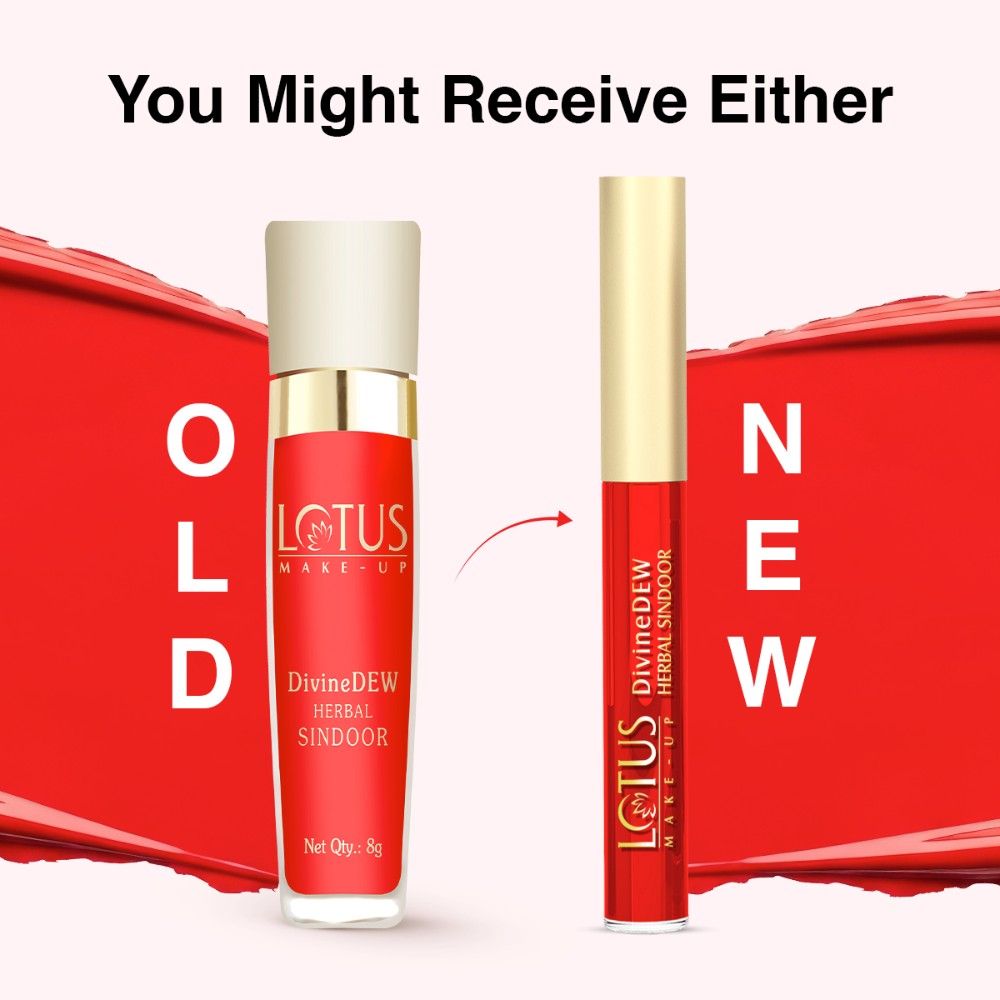 Lotus Make-Up Divine Dew Herbal Liquid Sindoor Love Drop, Water & Smudge Resistant,Long Lasting