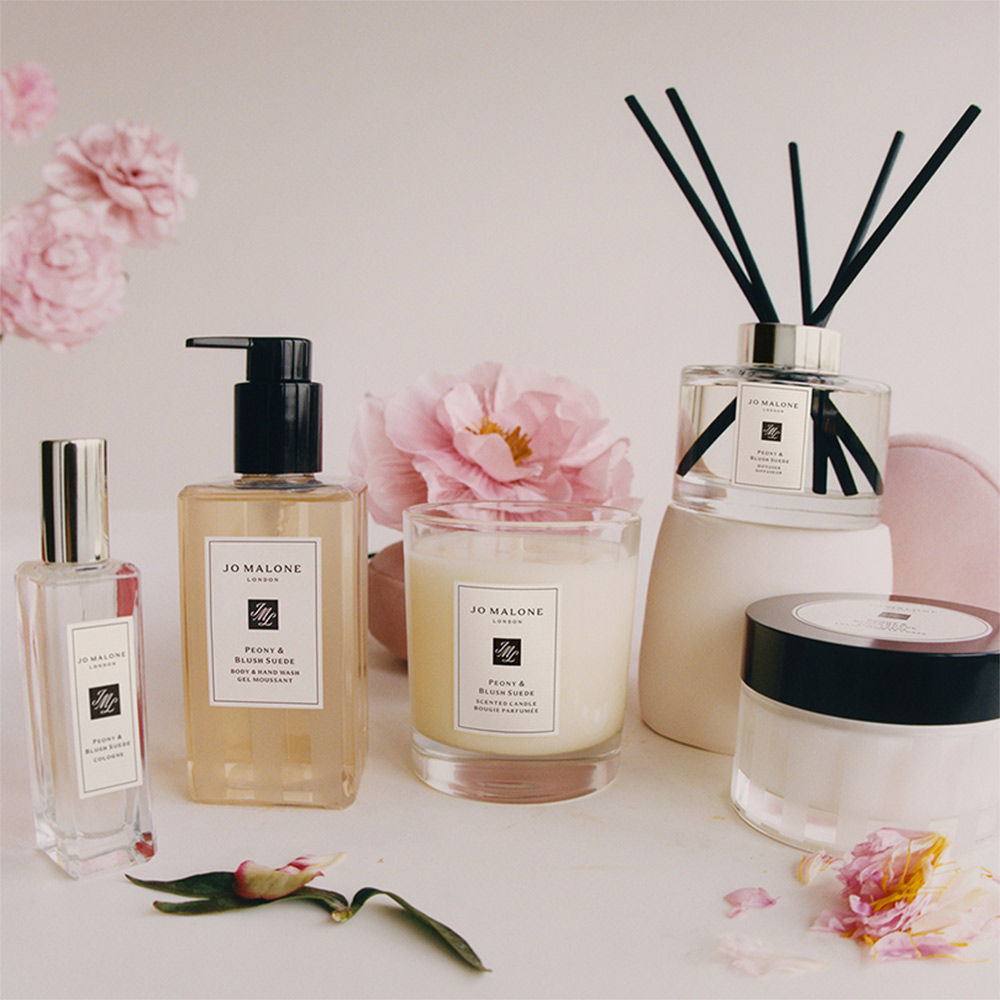 Peony & Blush Suede Classic Candle