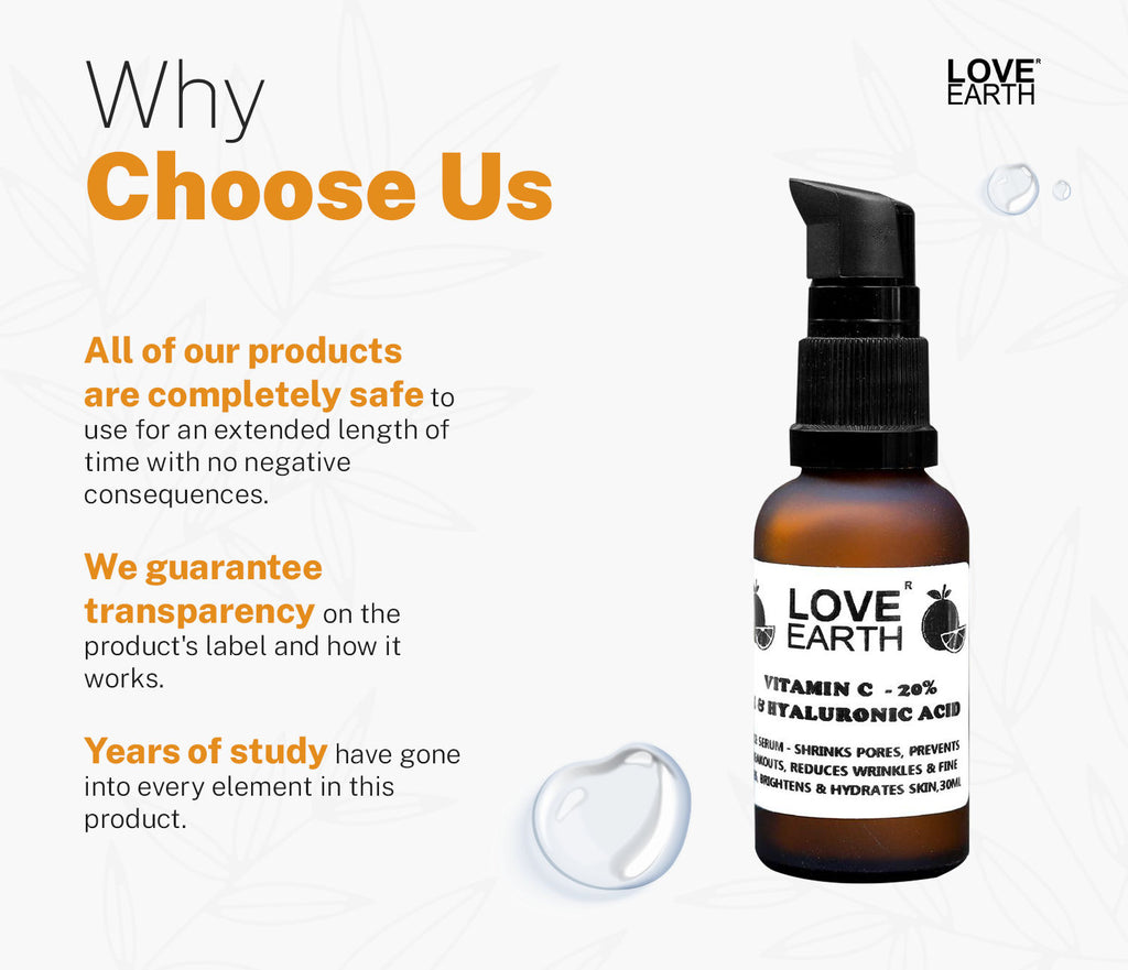Vitamin C Serum for Skin Hydration with Pure Vitamin C & Witch Hazel