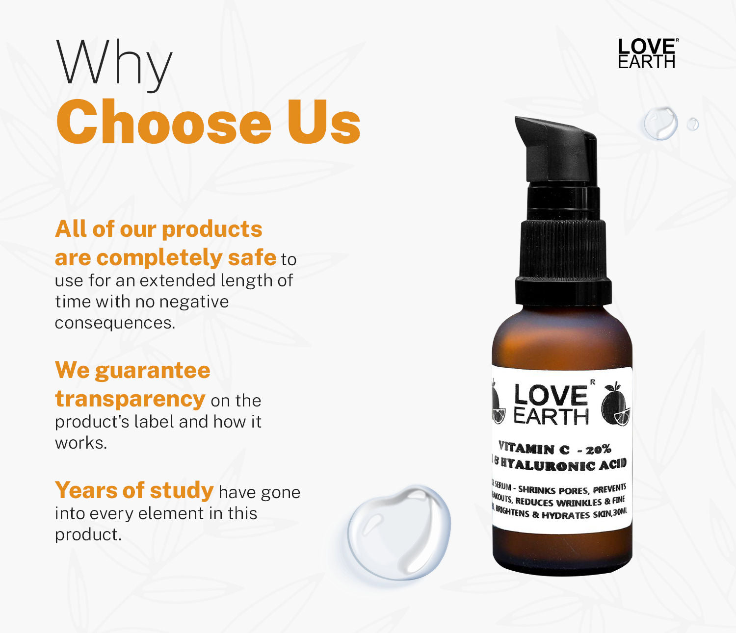 Vitamin C Serum for Skin Hydration with Pure Vitamin C & Witch Hazel
