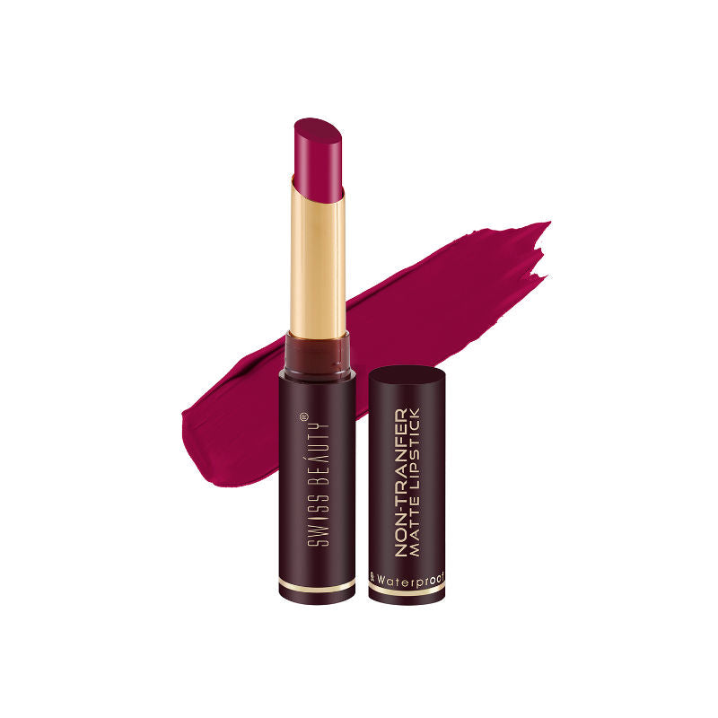 Non-Transfer Matte Lipstick - 5 Fire Pink