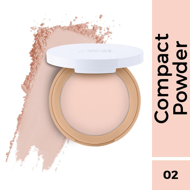 All Day Matte 12HR Oil Control Face Compact Powder With SPF 15 PA ++ - Vanilla 02