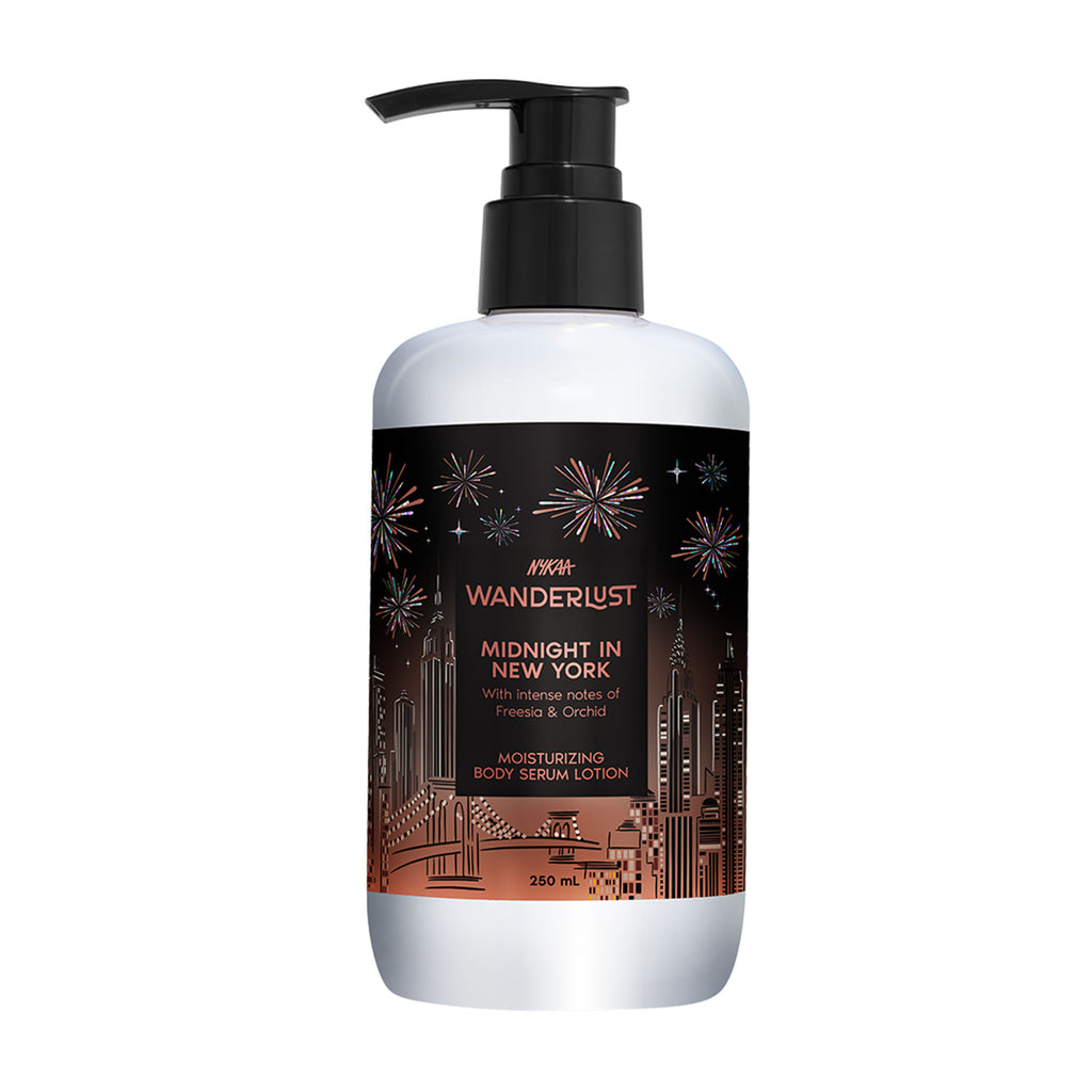 Midnight in New York Moisturising Brightening Body Lotion Niacinamide Vit E Orchid