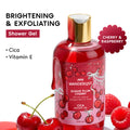 Sugar Plum Cherry Perfume Shower Gel With Cica, Vitamin E (Raspberry, Rose Perfume)