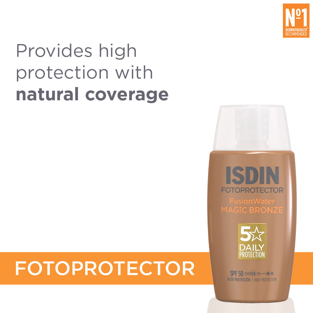 Fotoprotector Fusion Water Magic Color SPF 50 PA++++ - Bronze