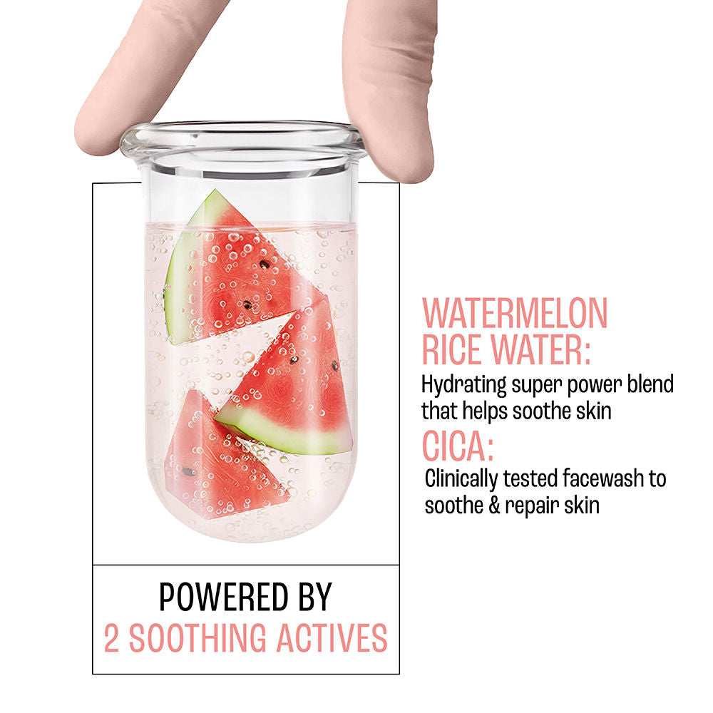 Blush & Glow Jelly Facewash With Watermelon Rice Water