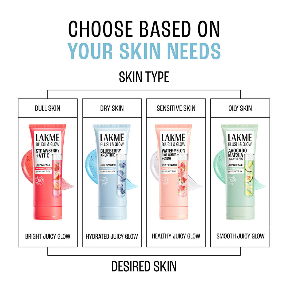 Blush & Glow Blueberry + Peptide Jelly Face Wash