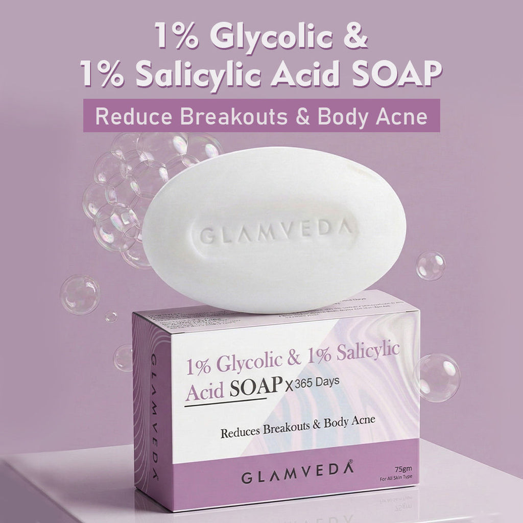 1% Glycolic Acid & 1% Salicylic Acid Body Acne Soap