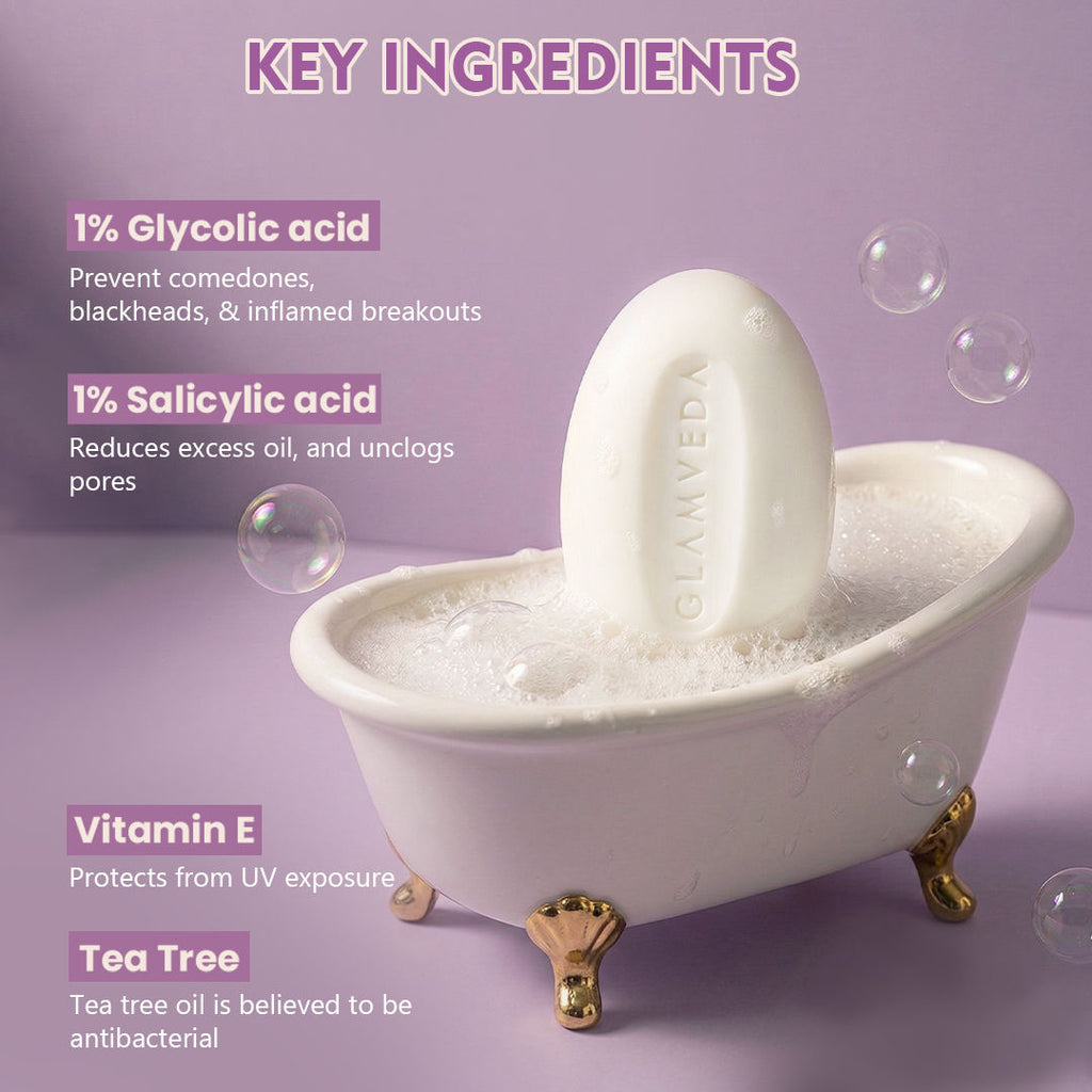 1% Glycolic Acid & 1% Salicylic Acid Body Acne Soap