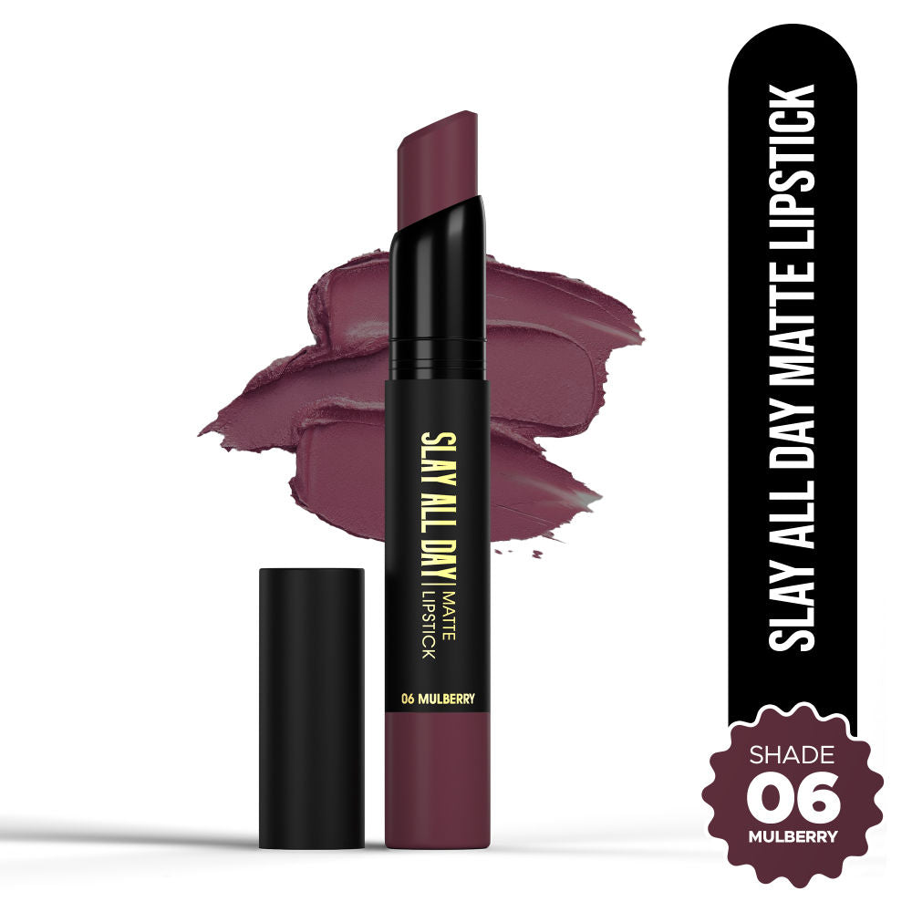 Slay All Day Matte Lipstick - Mulberry 06