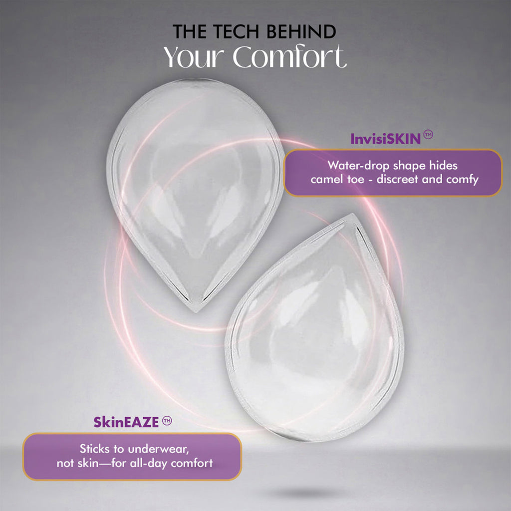 POLKA Camel Toe Concealer Transparent Reusable Invisible for Yoga & Activewear