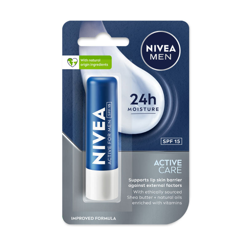 MEN Lip Balm - Active Care SPF 15 for 24h Moisture