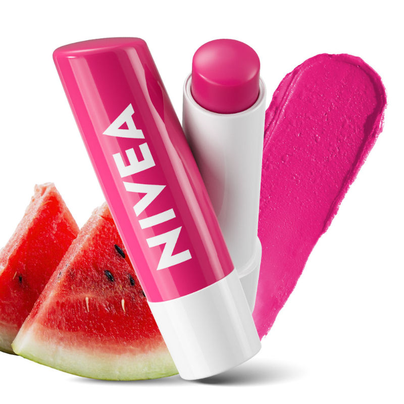 Tinted Lip Balm With Natural Oils & 24H Melt-In Moisture Cherry Shine - Fruity Watermelon Shine