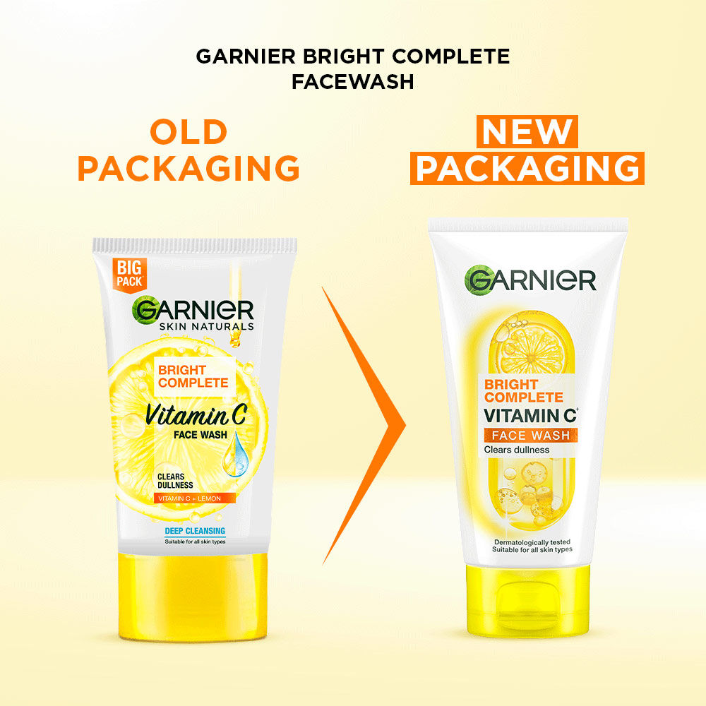 Vitamin C Gel Face Wash for Brighter Skin Gently Cleanses Skin & Removes impurities