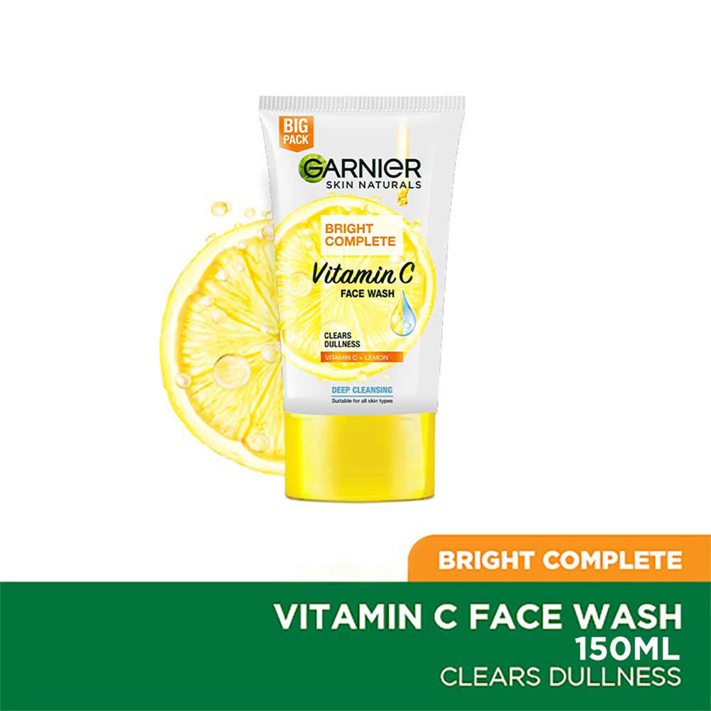 Vitamin C Gel Face Wash for Brighter Skin Gently Cleanses Skin & Removes impurities
