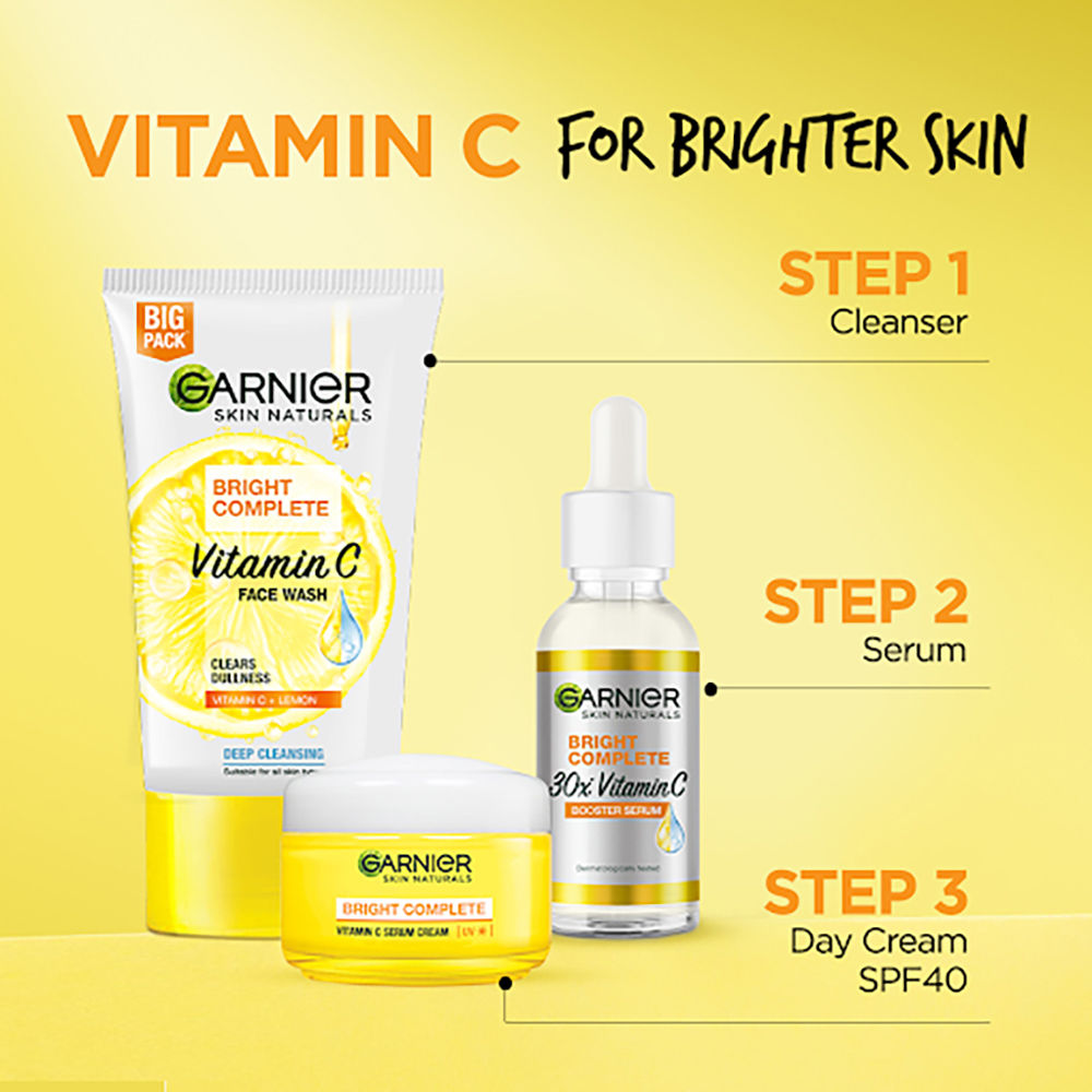 Vitamin C Gel Face Wash for Brighter Skin Gently Cleanses Skin & Removes impurities
