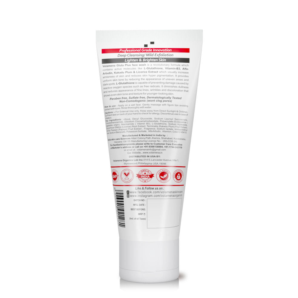 L -Glutathione Gluta + Face Wash