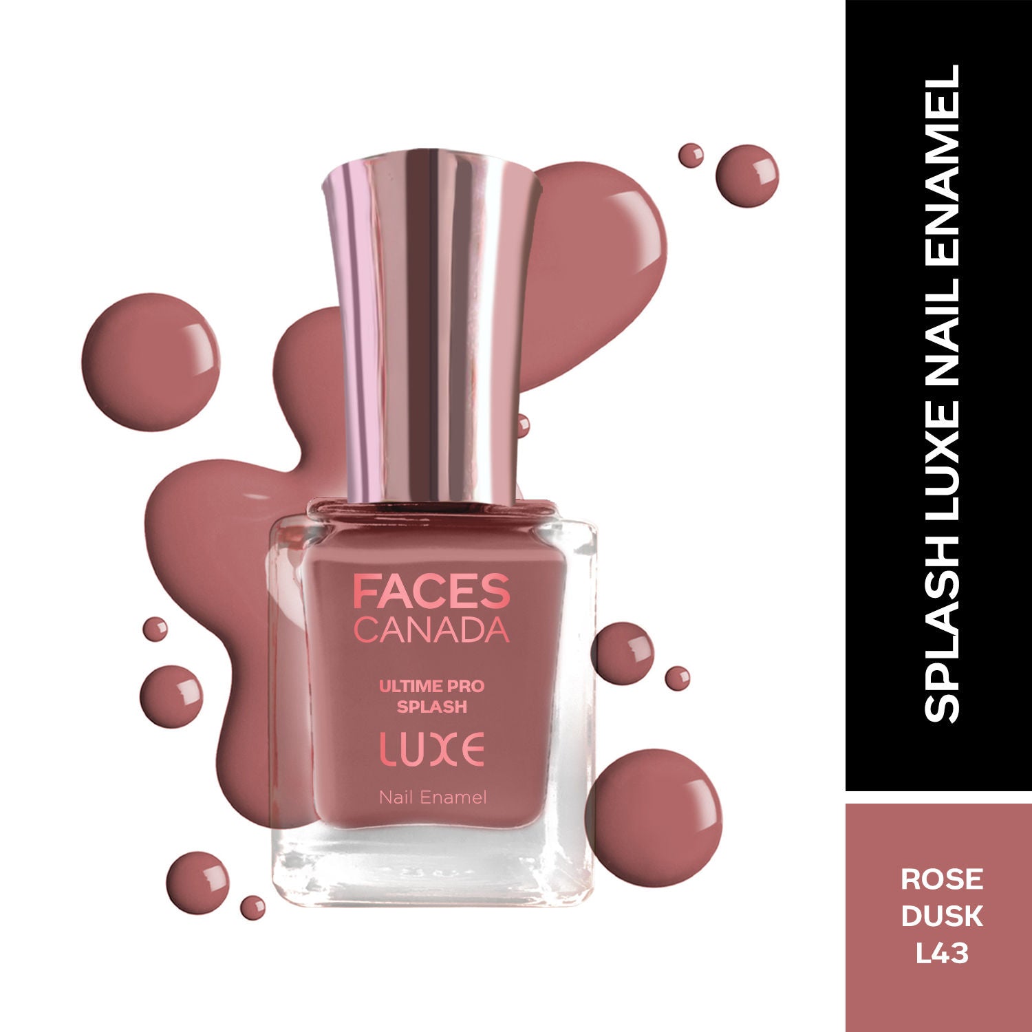 Ultime Pro Splash Luxe Nail Enamel - Rose Dusk L43
