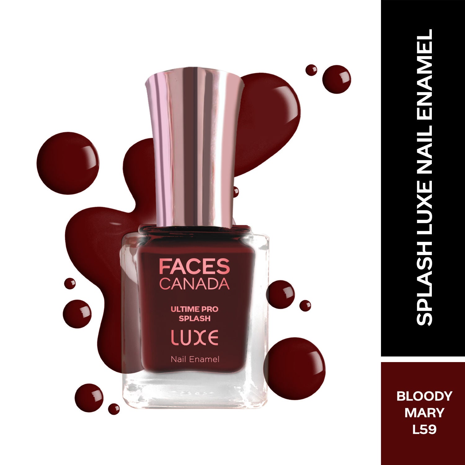 Ultime Pro Splash Luxe Nail Enamel - Bloody Mary L59