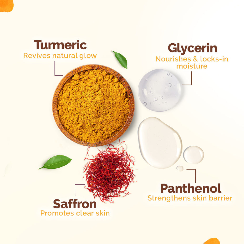 Ubtan Detan Face Pack Reduces Tan, Adds Glow, with Saffron & Turmeric for Radiant Skin