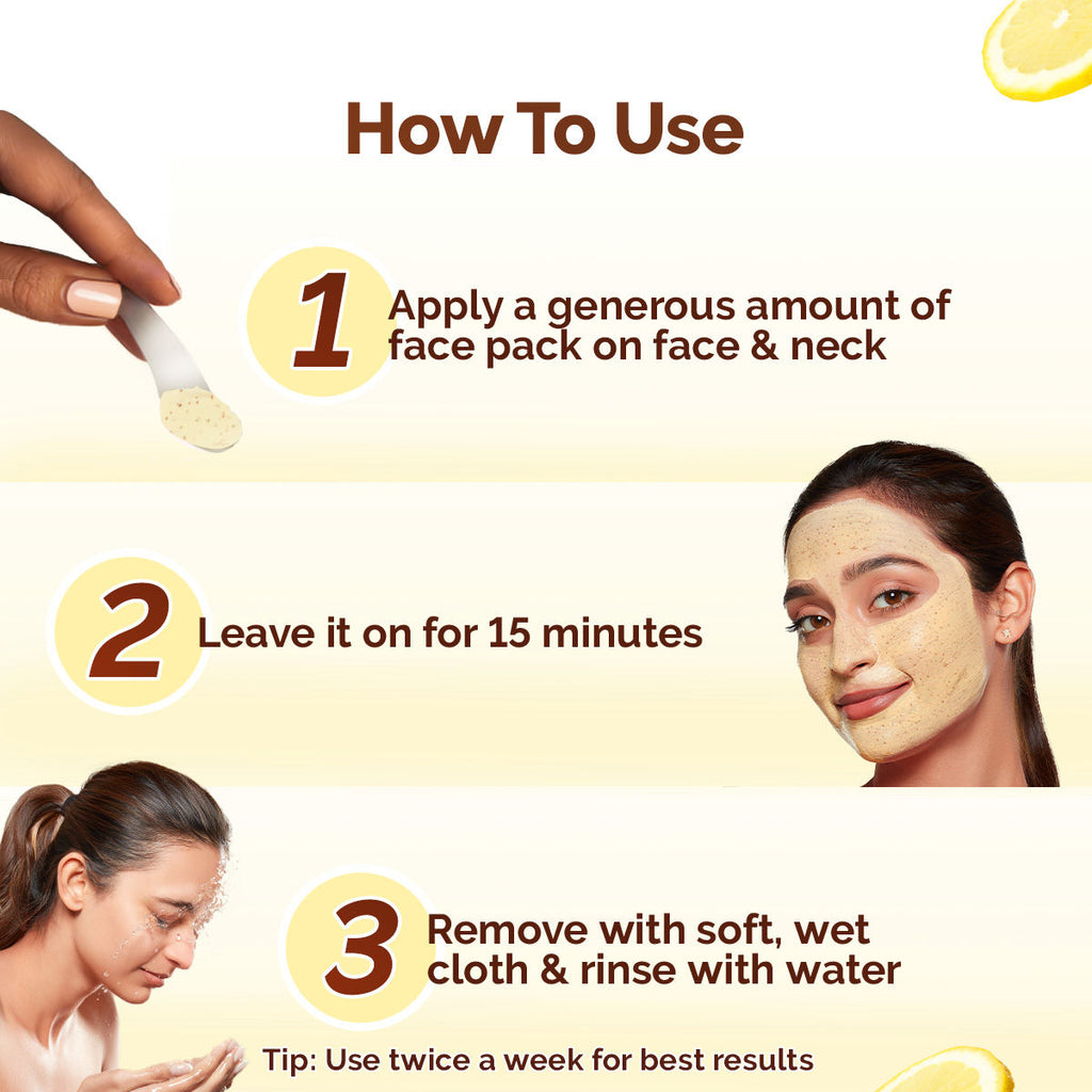Vitamin C Daily Glow Face Pack for Refreshing, Rejuvenating & Brightening Skin