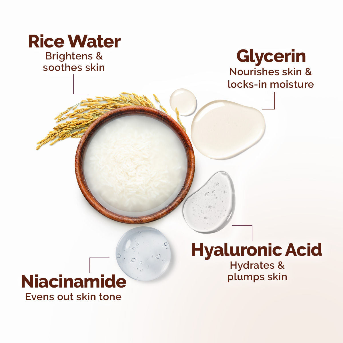 Rice Dewy Bright Face Pack Glass Skin Glow with Rice Water & Niacinamide
