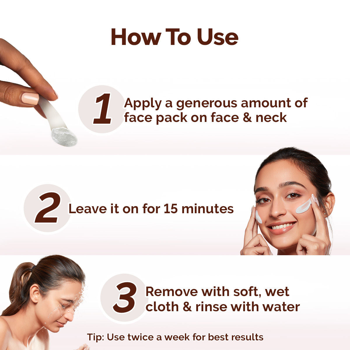 Rice Dewy Bright Face Pack Glass Skin Glow with Rice Water & Niacinamide
