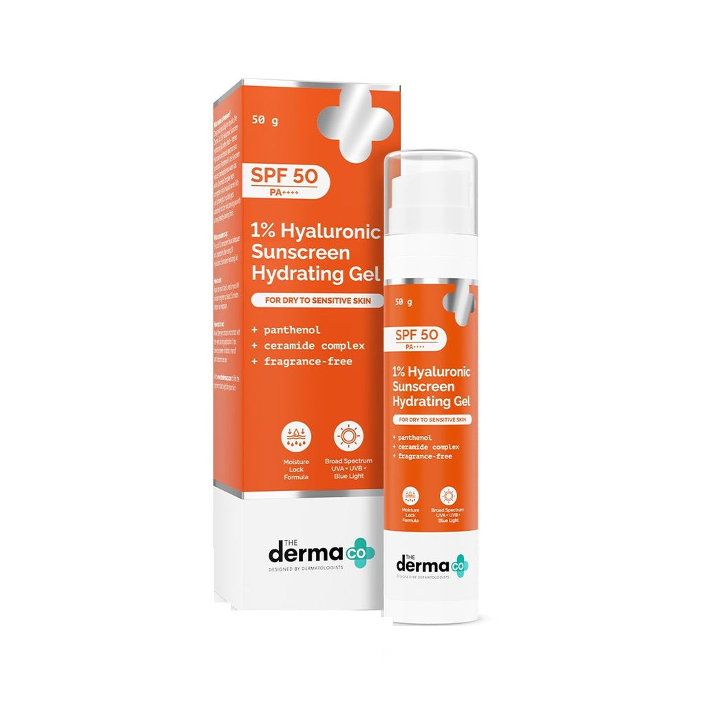 1% Hyaluronic Sunscreen Hydrating Gel Spf 50 Pa++++ For Dry & Sen... - In-Vivo tested