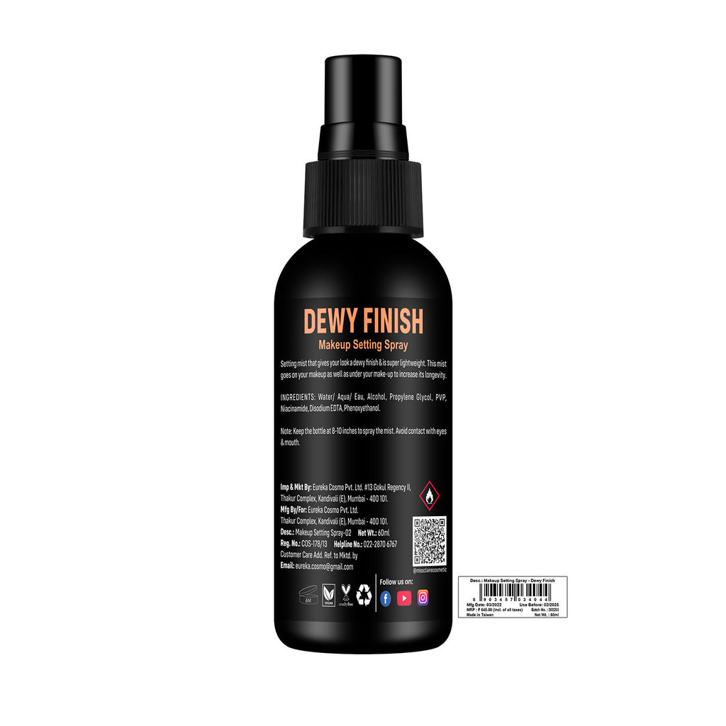 Fixing Spray For Makeup Dewy Finish