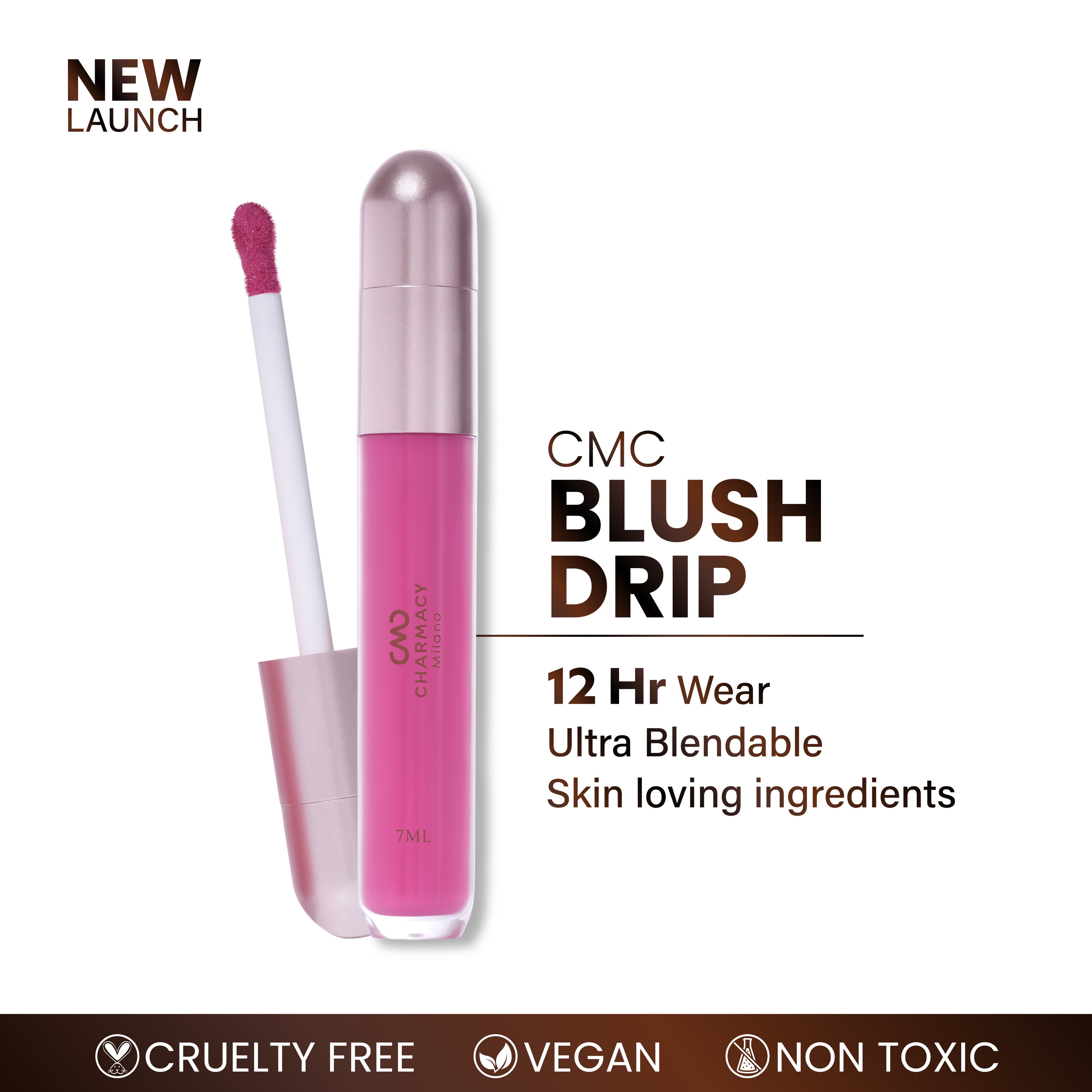 Blush Drip - Rani Pink