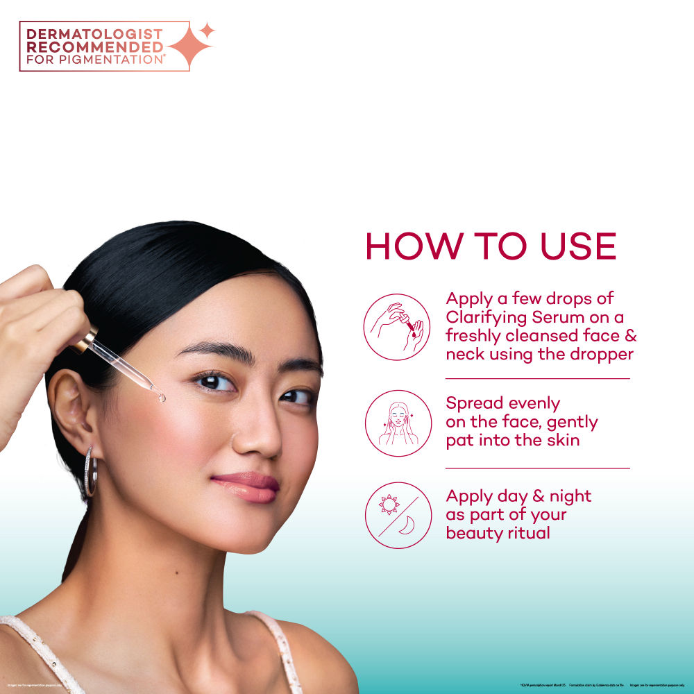 Clarifying Serum with Niacinamide, for Oily Skin, Fades Acne Spots & Reduces Sebum