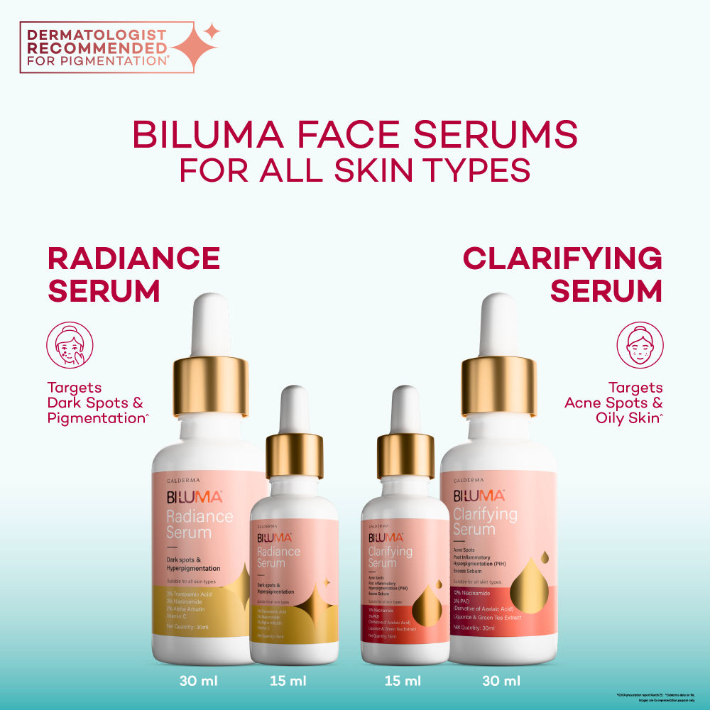 Clarifying Serum with Niacinamide, for Oily Skin, Fades Acne Spots & Reduces Sebum