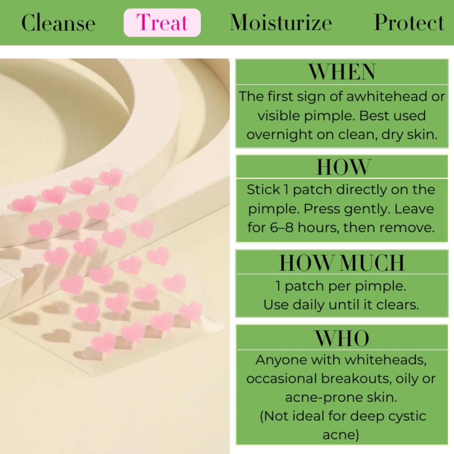 Healing Hearts Acne Patch