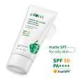 Green Tea & Zinc Super-Matte SPF 50 Sunscreen Gel For Oily, Combination Skin, No White Cast