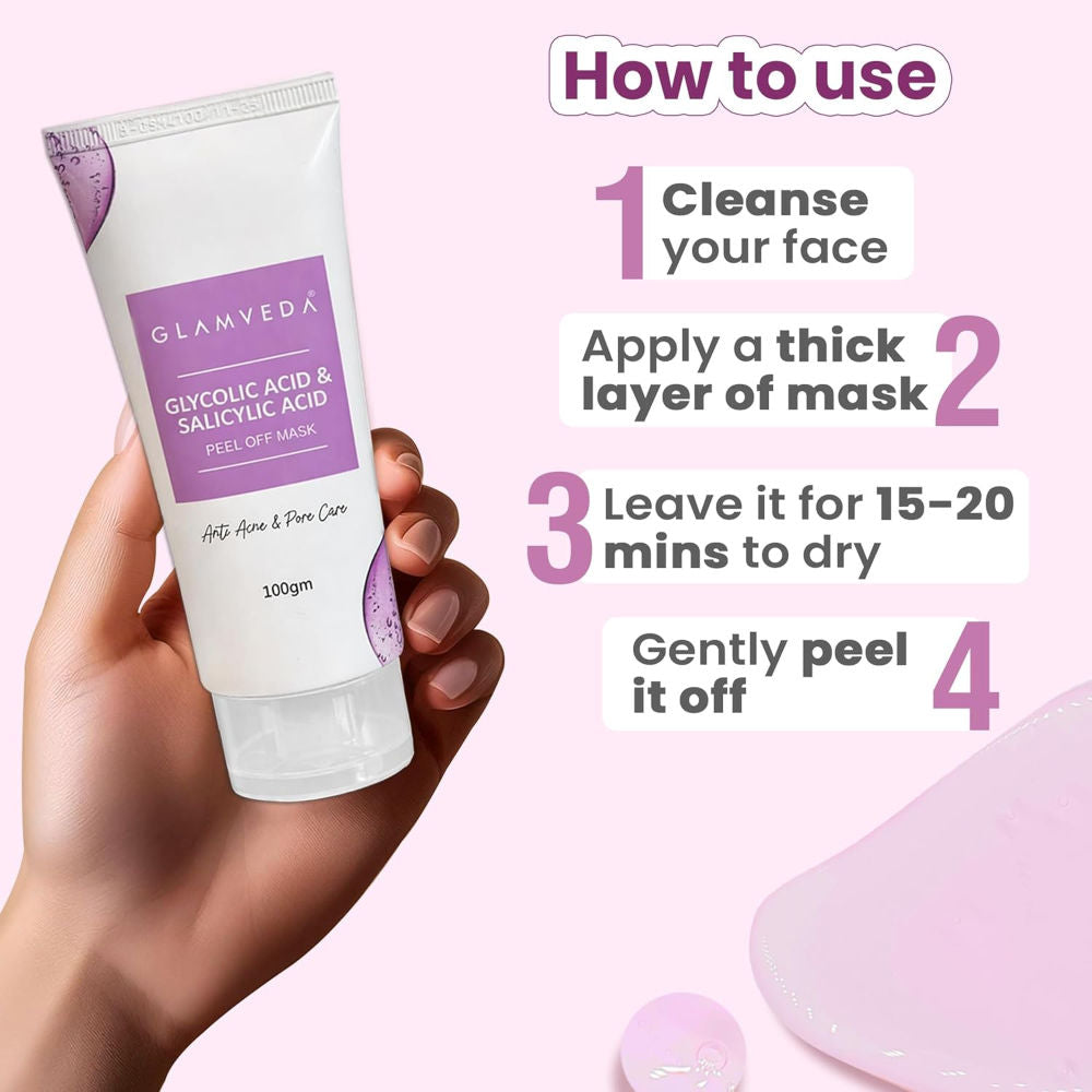 Glycolic Acid & Salicylic Acid Peel Off Mask