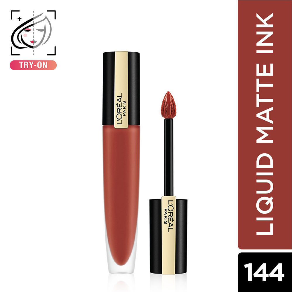 Rouge Signature Matte Liquid Lipstick - 144 I Conquer