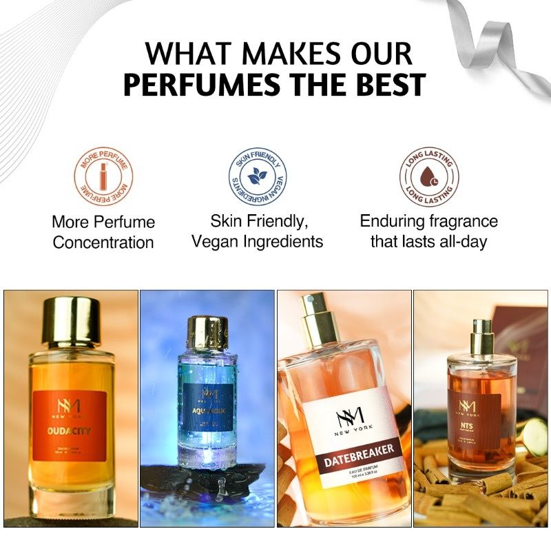NM New York Datebreaker Luxury Perfume For Men with Long-lasting Stay