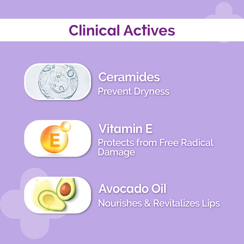 Ceramides Lip Balm with SPF 30 PA+++ and Vitamin E for Dry and Chapped Lips
